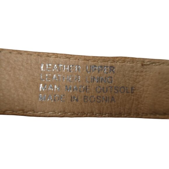 Miz Mooz Cassie Brown Leather Open Toe Strappy Heeled Sandals Womens 37 US 7 - Picture 2 of 14